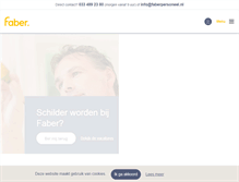 Tablet Screenshot of faberpersoneel.nl